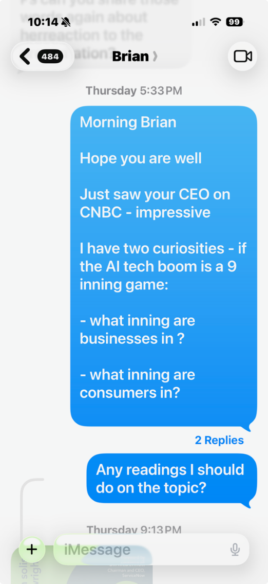 Text exchange screenshot 1