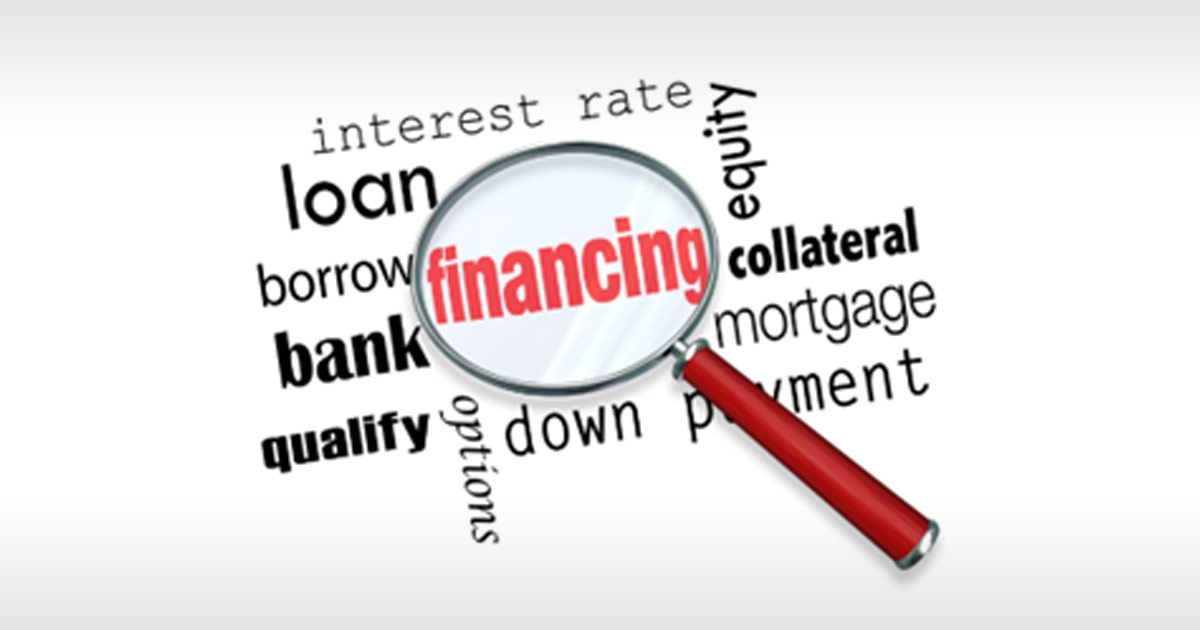 Finance and mortgage word cloud